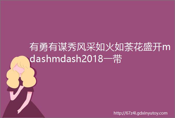 有勇有谋秀风采如火如荼花盛开mdashmdash2018一带一路暨金砖国家技能发展与技术创新大赛进行时
